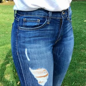 Flying Monkey distressed skinny jeans